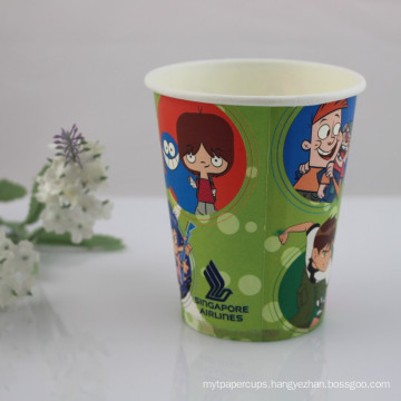 Single Wall Disposable Airline Paper Serving Cup